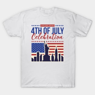 4th Fourth of July Independence Day of United State of America USA Celebration T-Shirt